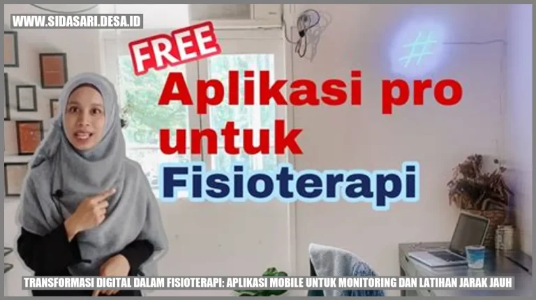 Merevolusi Pemulihan Sesi Fisioterapi Jarak Jauh Dengan Bantuan Sensor Wearable